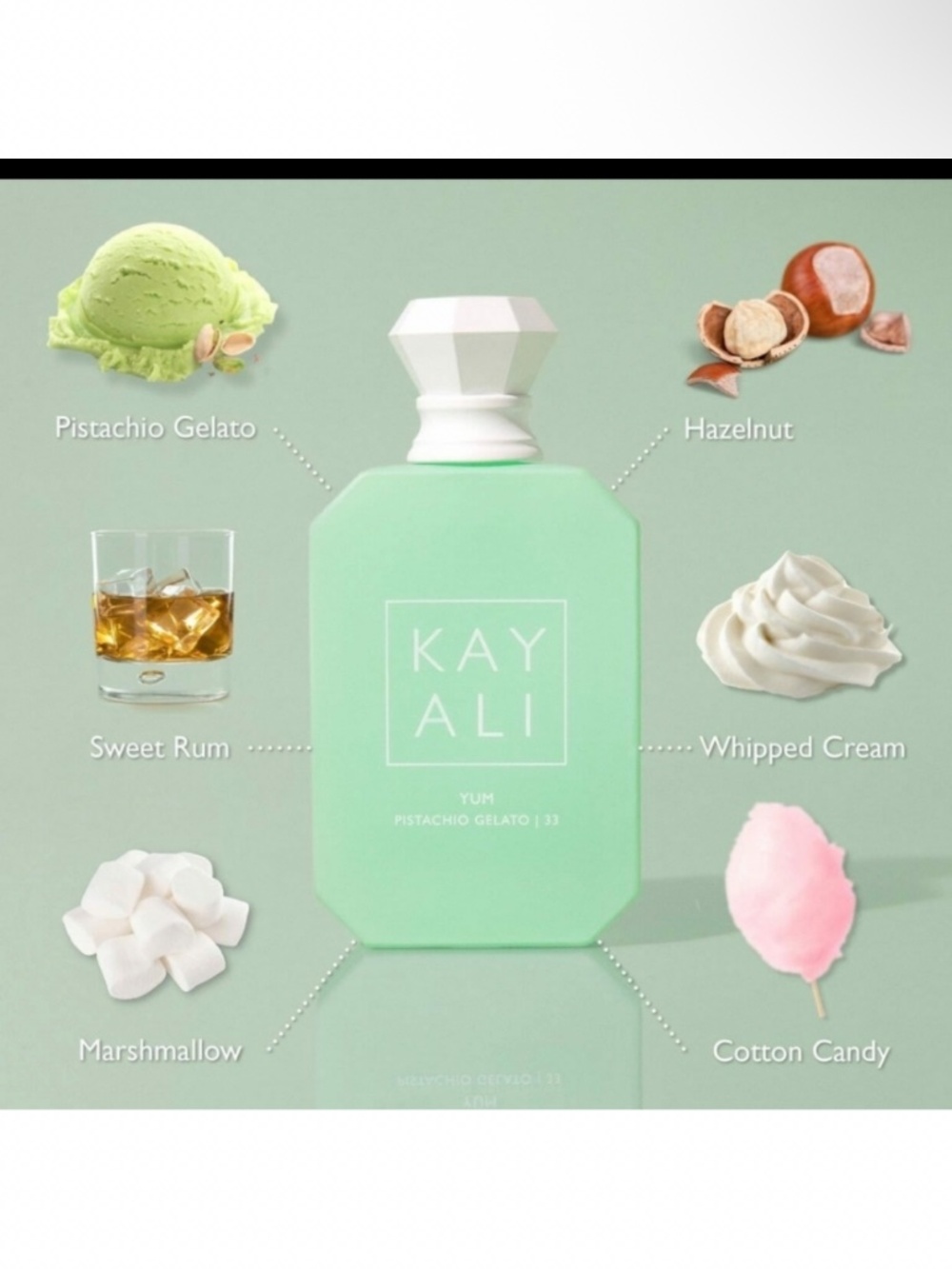 KAYALI Yum Pistachio Gelato 33 eau de parfum 100ml NEW IN SEALED BOX - Picture 6 of 8